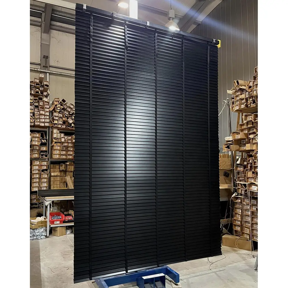 2 Inch Cordless Motorized Faux Wood Venetian Blinds