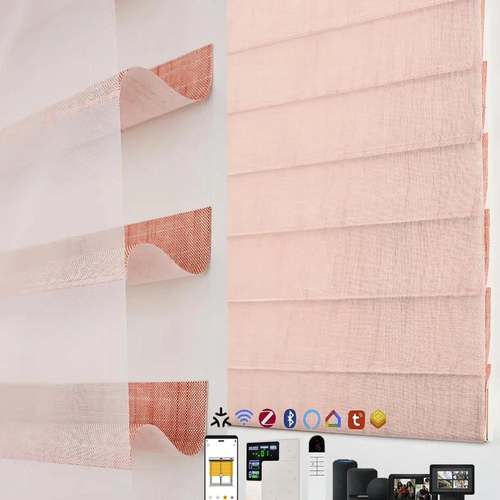 Custom Size Triple Roller Sheer Shades