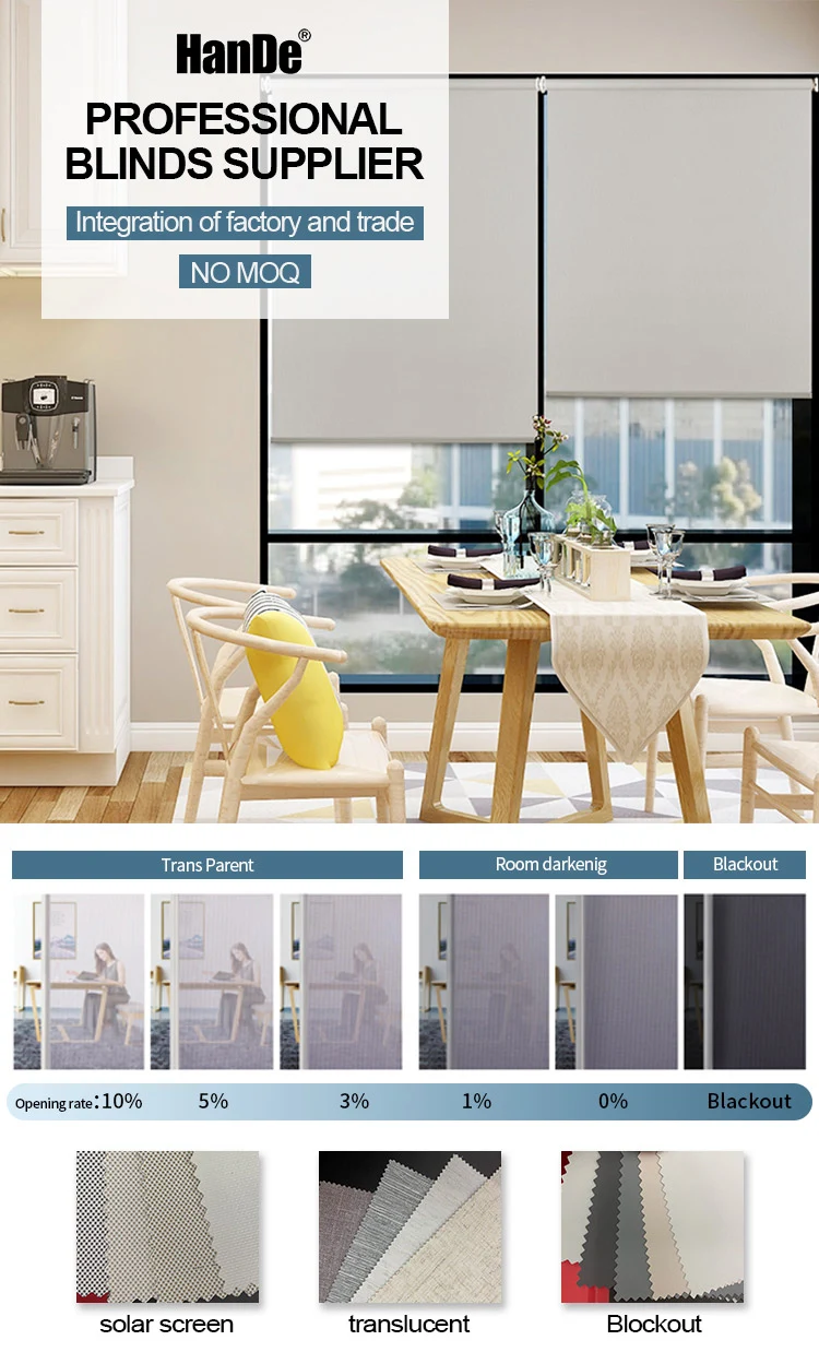  Multiple Openness Levels Solar Shades