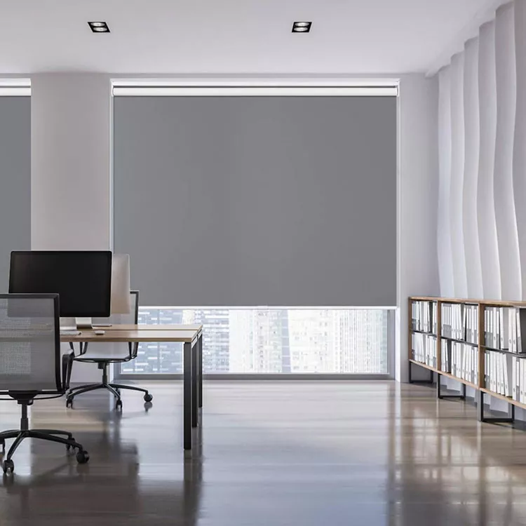 Motorized Panel Track Shades