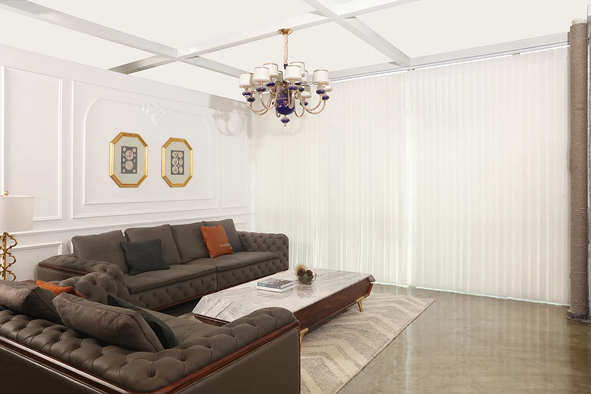Custom Luxury Dream Blinds Vertical Sheer Blinds