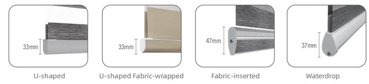 ROLLERGY Cordless Zebra Blinds