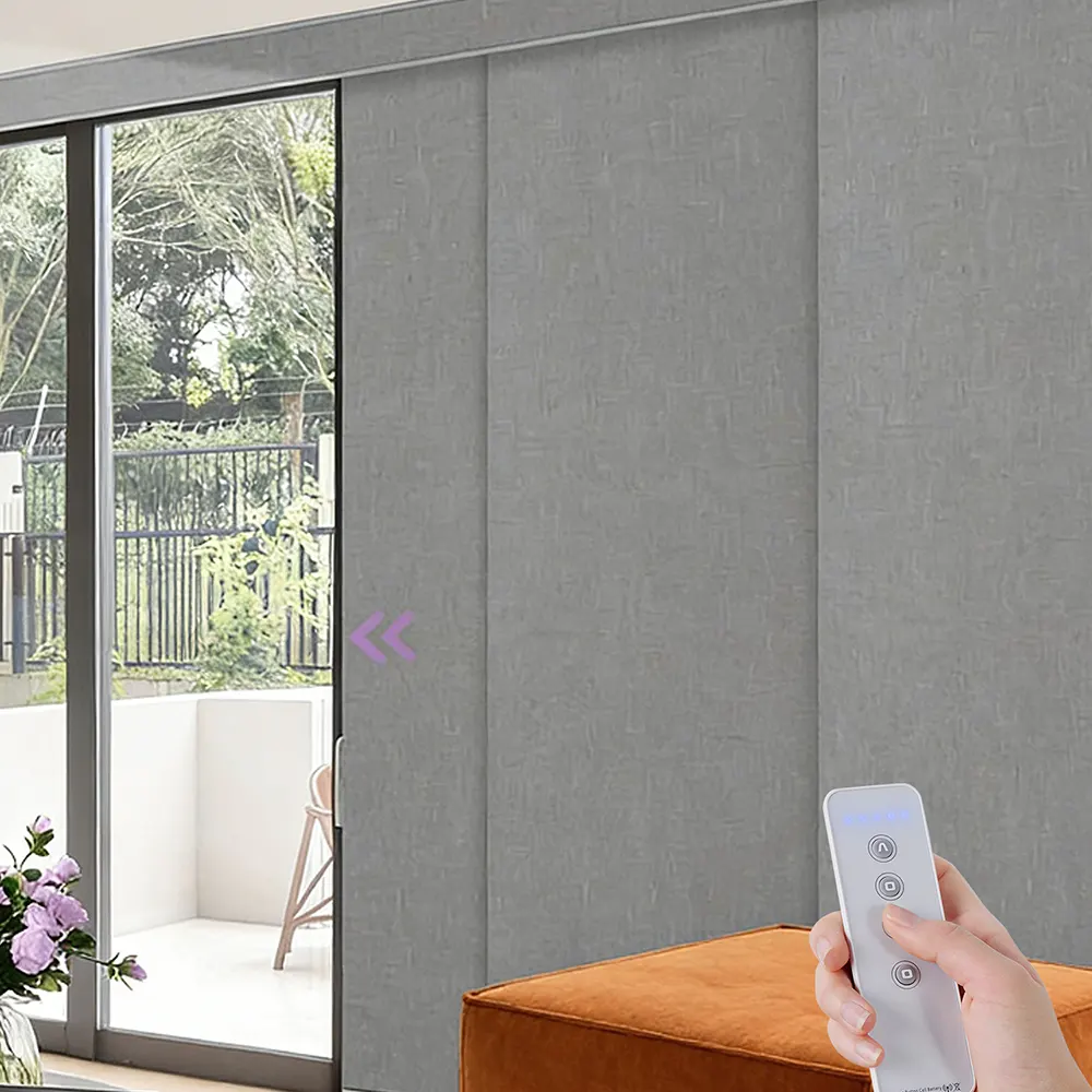 Panel Track Blinds for Large Sliding Glass Doors