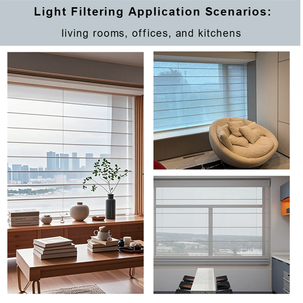 No Drill Roman Shades