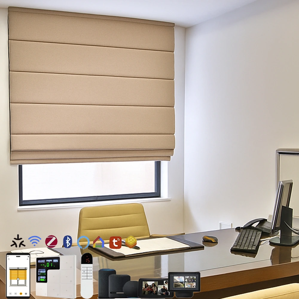 No Drill Roman Shades